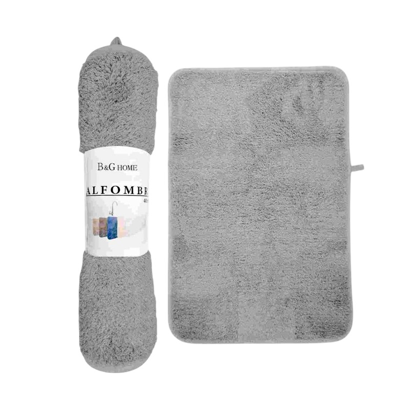 Πατάκι μπάνιου - M0831 - 40x60cm - Grey - 20966