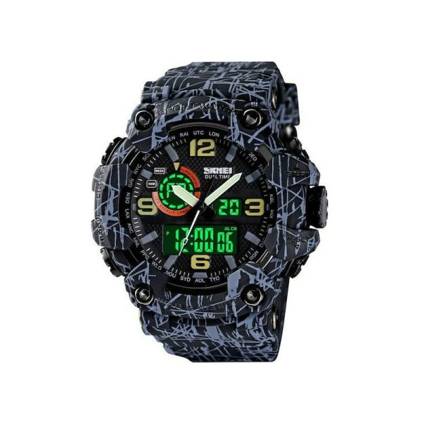 Ψηφιακό/αναλογικό ρολόι χειρός – Skmei - 1520 - Black/Grey