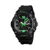 Ψηφιακό/αναλογικό ρολόι χειρός – Skmei - 1529 - Green