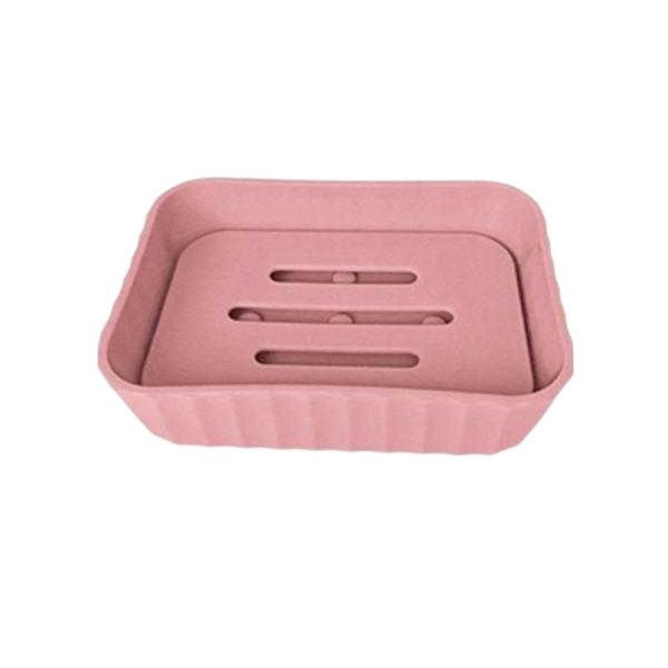 Σαπουνοθήκη μπάνιου πλαστική - Pink - 21748 - 9PCS