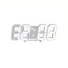 Ψηφιακό ρολόι – Ξυπνητήρι - 6609 - 466097 - White