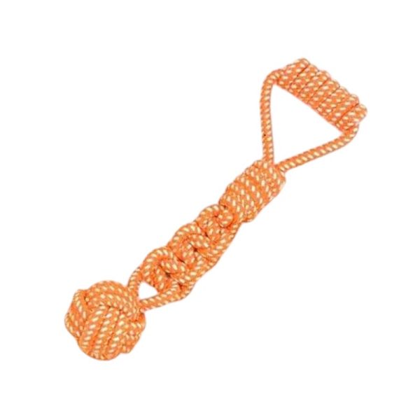Παιχνίδι σκύλου σχοινί με μπάλα - 30cm - 12pcs - 550545