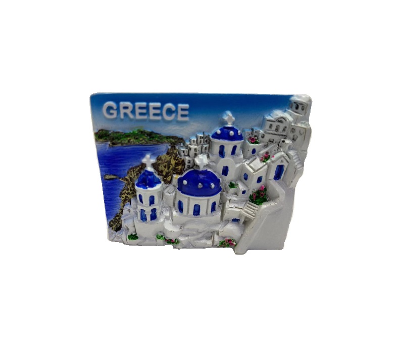 Tουριστικό μαγνητάκι Souvenir – Σετ 12pcs - Resin Magnet - Greece - 678011