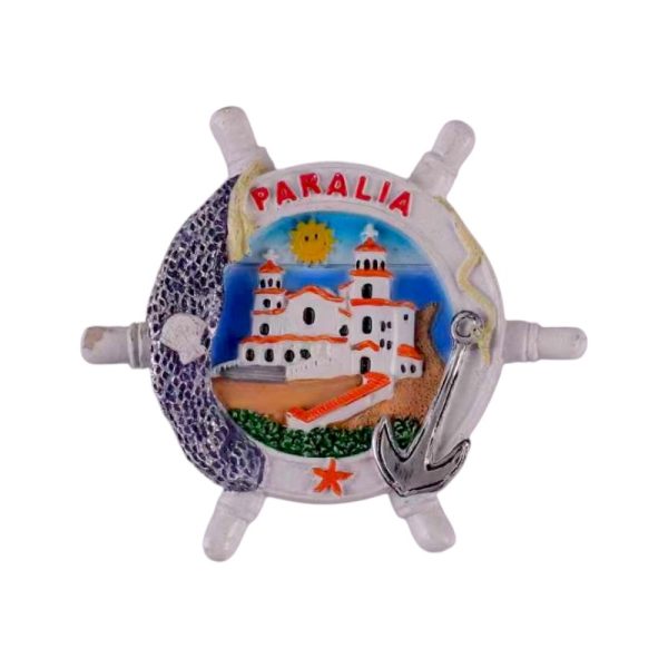 Tουριστικό μαγνητάκι Souvenir – Σετ 12pcs - Resin Magnet - Paralia - 678100