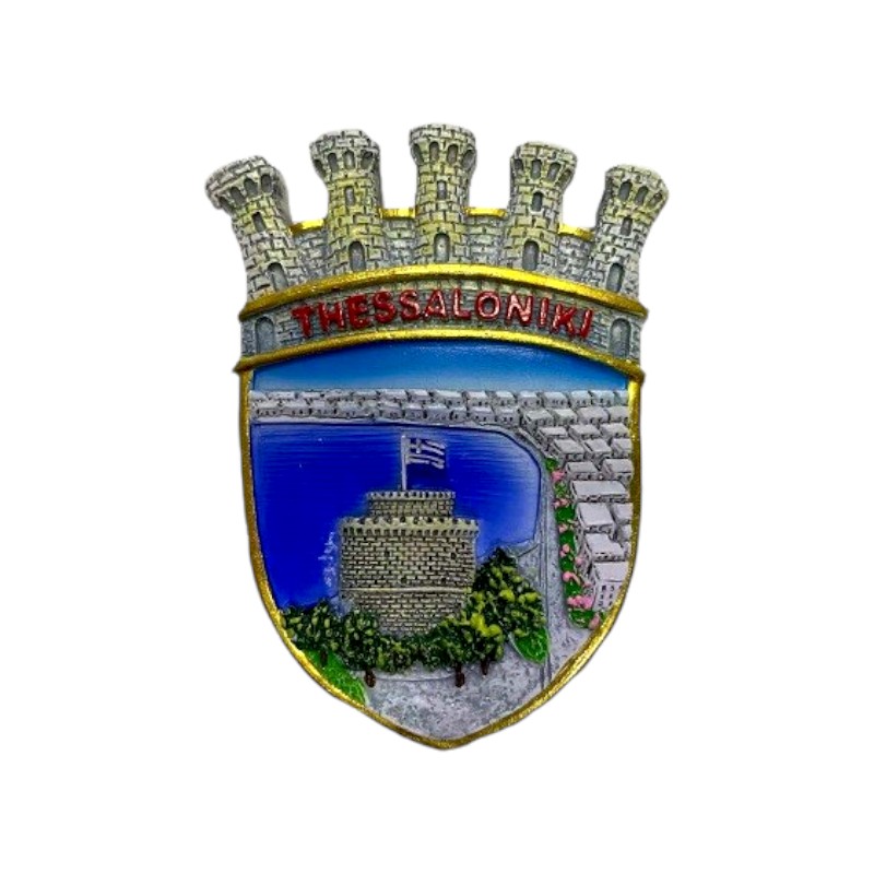 Tουριστικό μαγνητάκι Souvenir – Σετ 12pcs - Resin Magnet - Thessaloniki - 678142