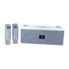 Ασύρματο ηχείο Bluetooth με 2 μικρόφωνα Karaoke - YS-204 - 887202 - Silver