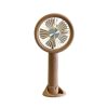 Επαναφορτιζόμενος ανεμιστήρας mini - 677-55B - 037006 - Brown