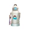 Παιδικό παγούρι-θερμός με καλαμάκι - 500ml - 219422 - White