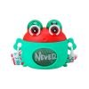 Φορητό παγούρι πλαστικό - Βατραχάκι - 600ml - 722467 - Green/Red