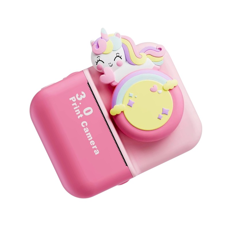 Παιδική Instant φωτογραφική μηχανή με εκτυπωτή - D3 - 851548 - Pink