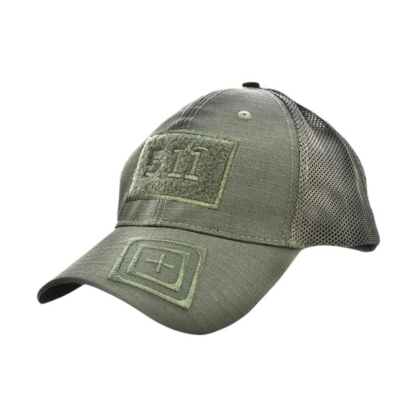 Ανδρικό καπέλο jockey στρατιωτικού τύπου - M01 - 270591 - Dark Army Green