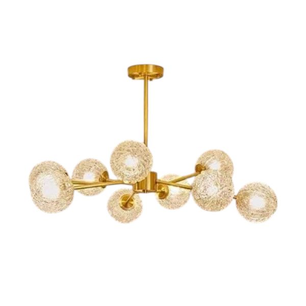 Φωτιστικό οροφής LED - 9644-9 - Gold - 431354
