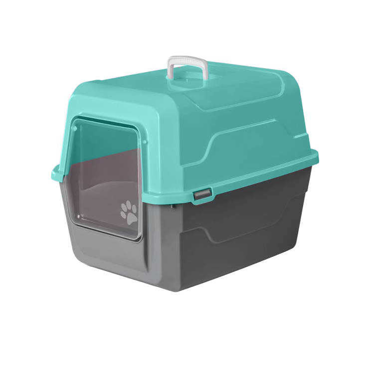 Λεκάνη γάτας κλειστή - Catbus - 52x37x48cm - 006163 - Green