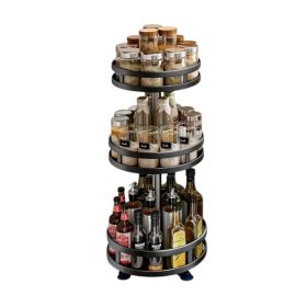 Ραφιέρα οργάνωσης κουζίνας περιστρεφόμενη τριώροφη - 11903 - 114012