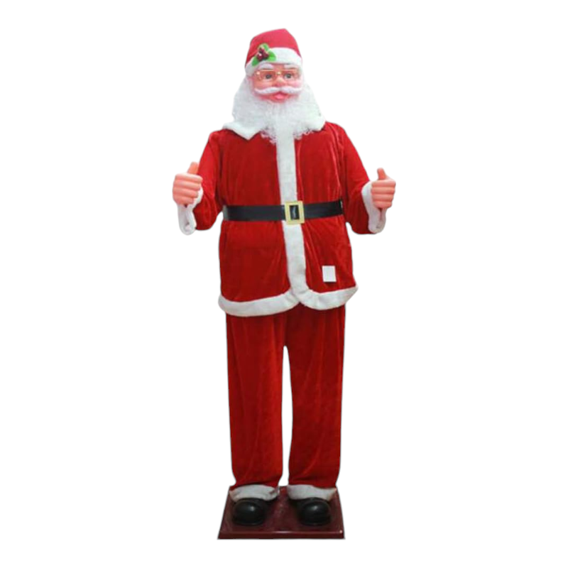 Διακοσμητικός Άγιος Βασίλης με μουσική & κίνηση - 1.2m - 259267