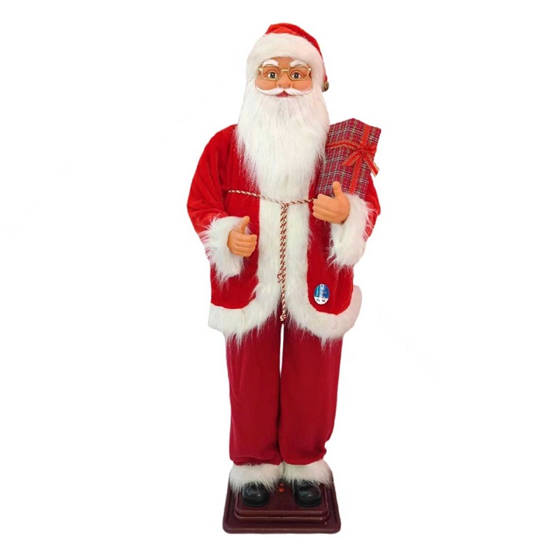 Διακοσμητικός Άγιος Βασίλης με μουσική & κίνηση - 1.2m - 259274