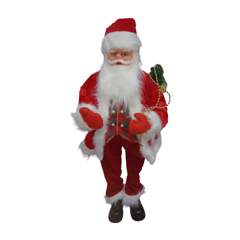 Διακοσμητικός Άγιος Βασίλης με μουσική & κίνηση - 2016-34 - 100cm - 715262