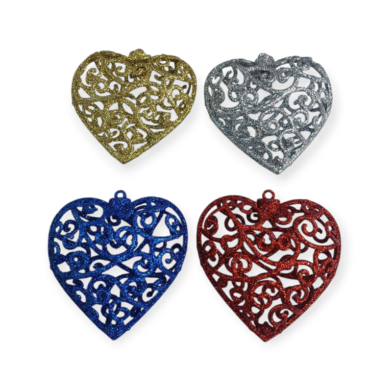 Σετ Χριστουγεννιάτικα στολίδια - 8cm - 4pcs - 230690