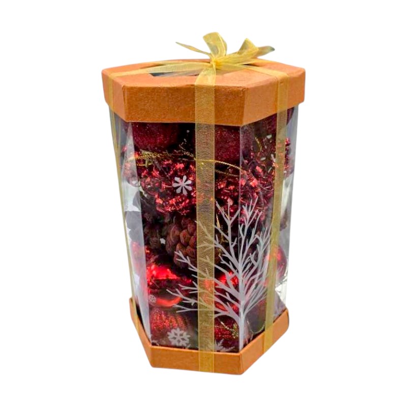 Σετ Χριστουγεννιάτικες μπάλες - 30pcs - 23859