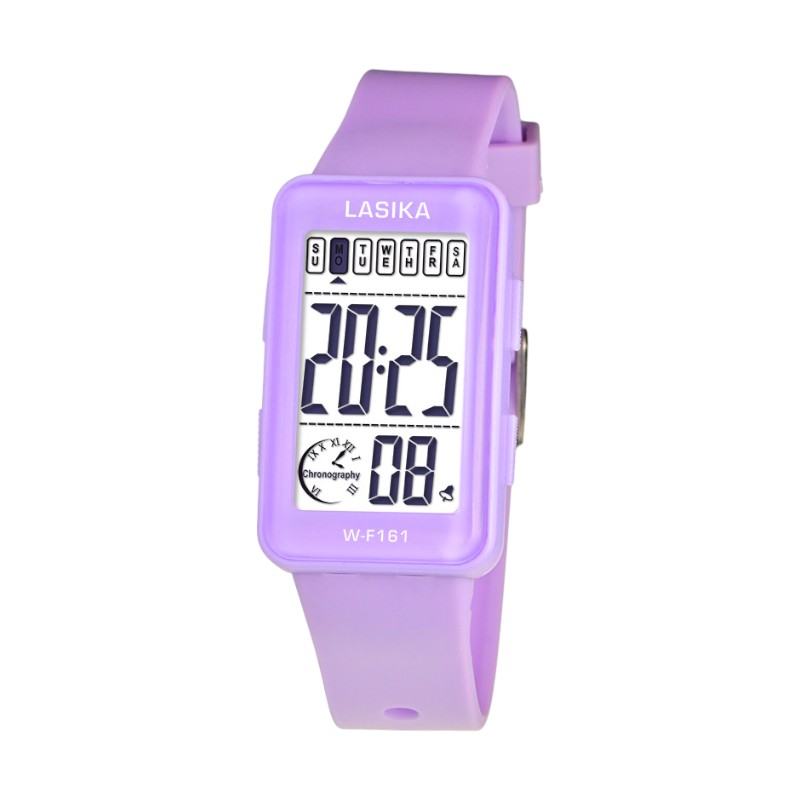 Ψηφιακό ρολόι χειρός - LS161 - Lasika - 817391 - Purple
