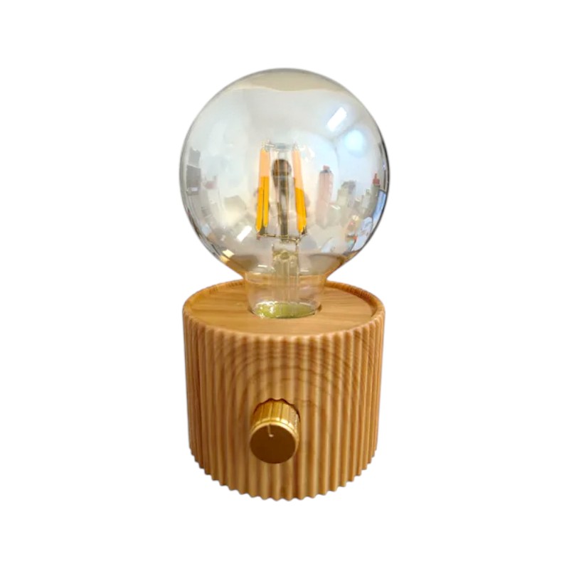 Επαναφορτιζόμενη επιτραπέζια λάμπα LED με Dimmer - FA-008 - 817452 - Light Brown