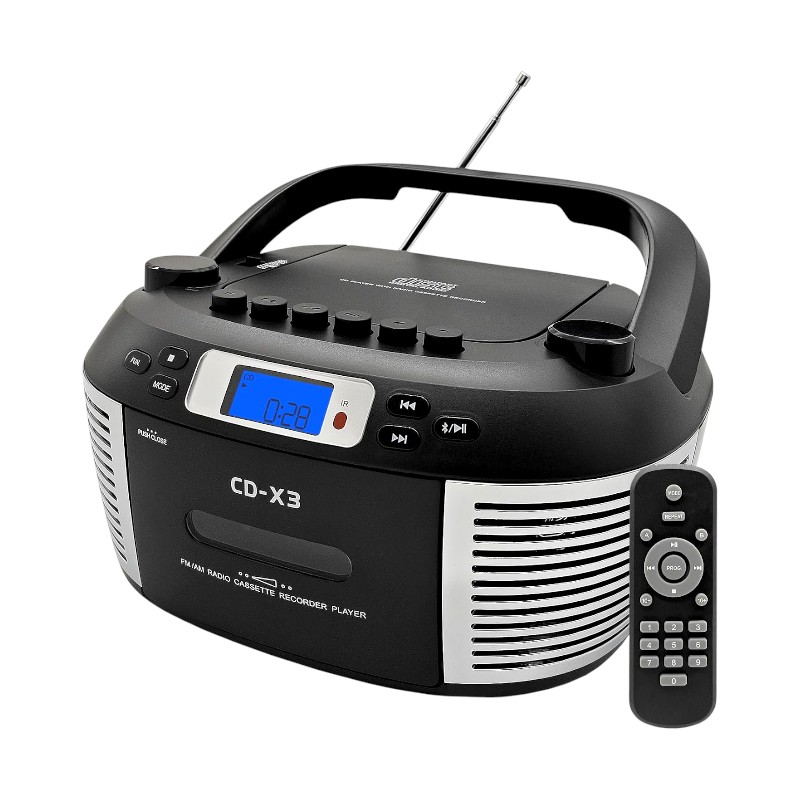 Φορητό ραδιόφωνο Κασετόφωνο & CD Player - X3B - 718136